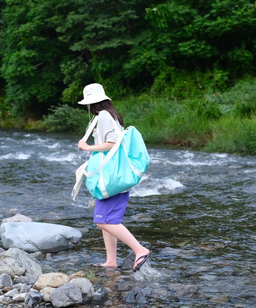 BROKEN BASE（ブロークンベース）の「2way Boston Bag（ボストンバッグ・メンズ・ライトブルー/ネイビー・フリー）」の14枚目の写真
