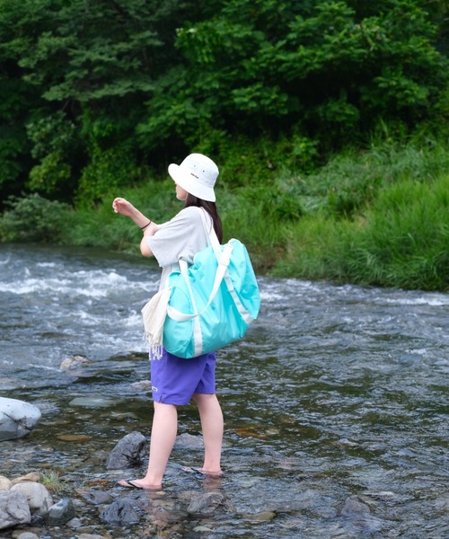 BROKEN BASE（ブロークンベース）の「2way Boston Bag（ボストンバッグ・メンズ・ライトブルー/ネイビー・フリー）」の15枚目の写真