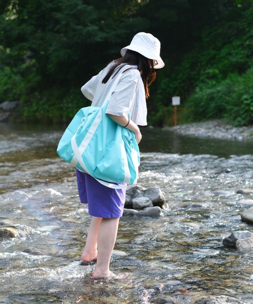 BROKEN BASE（ブロークンベース）の「2way Boston Bag（ボストンバッグ・メンズ・ライトブルー/ネイビー・フリー）」の21枚目の写真