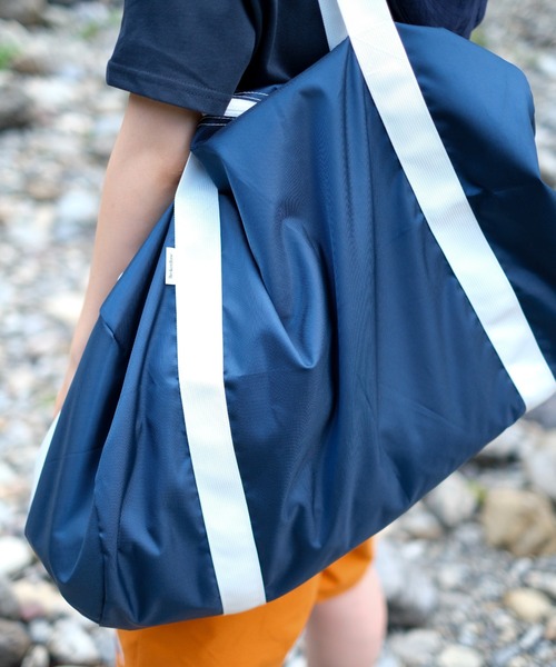 BROKEN BASE（ブロークンベース）の「2way Boston Bag（ボストンバッグ・メンズ・ライトブルー/ネイビー・フリー）」の3枚目の写真