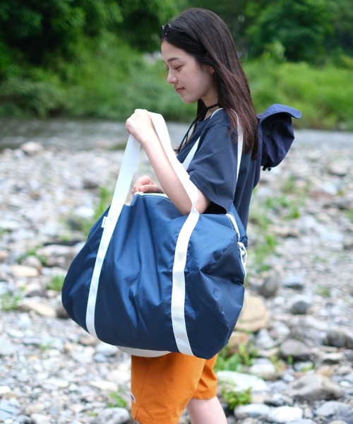 BROKEN BASE（ブロークンベース）の「2way Boston Bag（ボストンバッグ・メンズ・ライトブルー/ネイビー・フリー）」の4枚目の写真