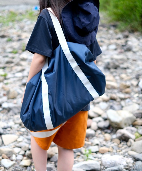 BROKEN BASE（ブロークンベース）の「2way Boston Bag（ボストンバッグ・メンズ・ライトブルー/ネイビー・フリー）」の7枚目の写真