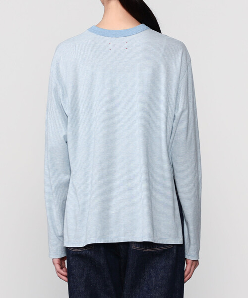 MEYAME | オーガニックコットン ボーダー長袖Tシャツ WOMEN（T