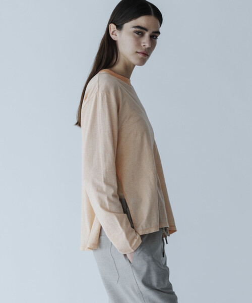 MEYAME | オーガニックコットン ボーダー長袖Tシャツ WOMEN（T