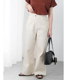 Te chichi TERRASSE（テチチテラス）の「フレアワイドデニムパンツ（その他パンツ）」