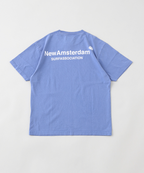 JOURNAL STANDARD relume(ジャーナルスタンダード レリューム)の「NEW AMSTERDAM SURF ASSOCIATION LOGO TEE 2501086003/004(Tシャツ/カットソー・メンズ・ブラック/ライトブルー・MEDIUM/LARGE)」の3枚目の写真