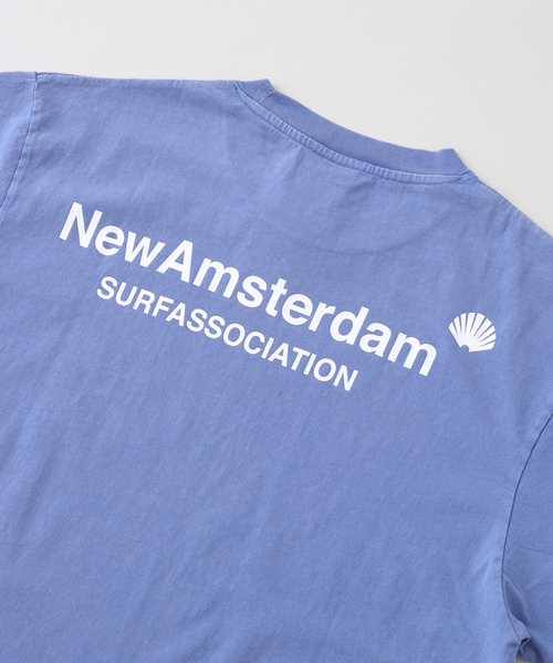 JOURNAL STANDARD relume(ジャーナルスタンダード レリューム)の「NEW AMSTERDAM SURF ASSOCIATION LOGO TEE 2501086003/004(Tシャツ/カットソー・メンズ・ブラック/ライトブルー・MEDIUM/LARGE)」の7枚目の写真