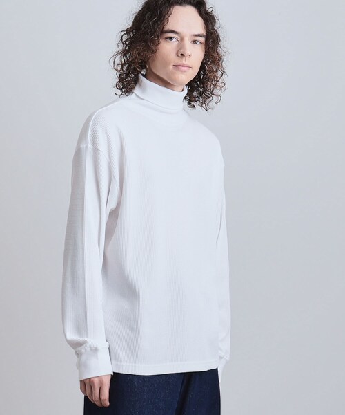 tk.TAKEO KIKUCHI(ティーケータケオキクチ)の「ワッフルタートルカットソー(Tシャツ/カットソー・メンズ・ブラック/ホワイト/ネイビー/ライトグレー・02/04/03)」の12枚目の写真
