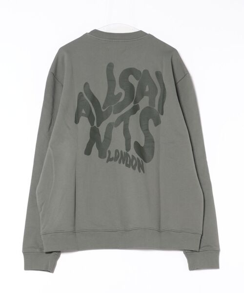 ALLSAINTS(オールセインツ)の「ORLANDO RELAXED CREW NECK SWEATSHIRT | ORLANDO リラックス クルー ネック スウェットシャツ(スウェット・メンズ・グリーン系その他・XS/S/M/L)」の8枚目の写真