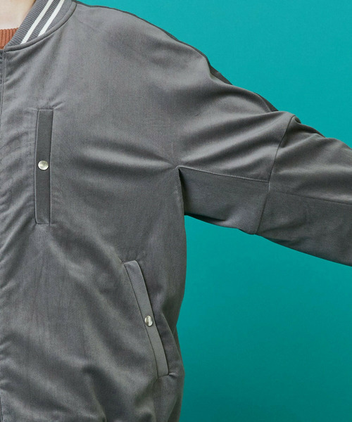 FRAPBOIS（フラボア）の「トリコーデ ブルゾン（ブルゾン・レディース・ブラック/グレー・2/1）」の8枚目の写真