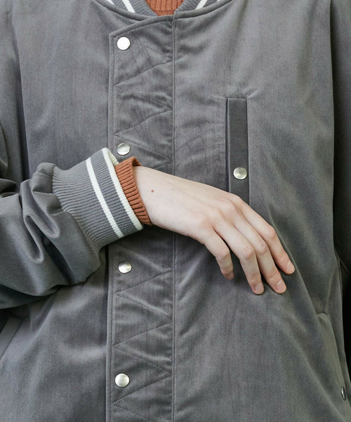 FRAPBOIS（フラボア）の「トリコーデ ブルゾン（ブルゾン・レディース・ブラック/グレー・2/1）」の9枚目の写真