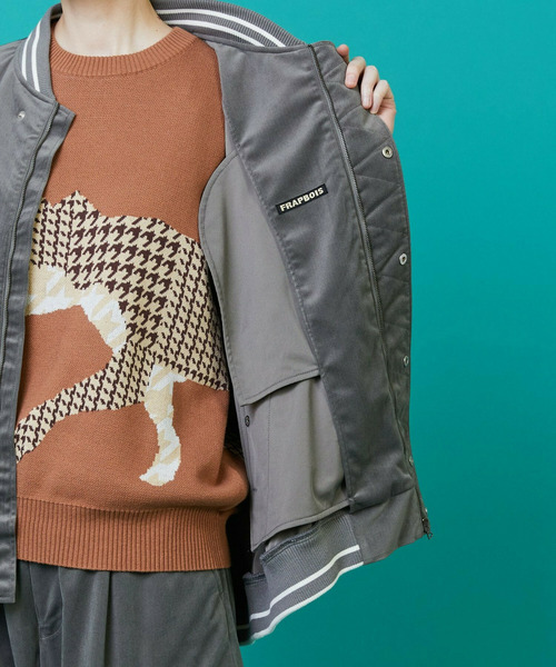 FRAPBOIS（フラボア）の「トリコーデ ブルゾン（ブルゾン・レディース・ブラック/グレー・2/1）」の10枚目の写真