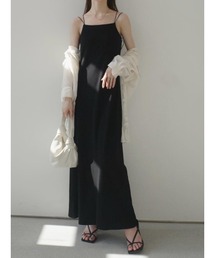 ダブルストラップキャミドレス