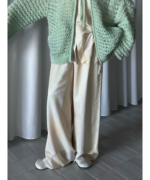 ELCHELE(エルチェレ)の「PAGE2025 #1 PANTS(スラックス・レディース・クリーム/マルチ・38/36)」の1枚目の写真