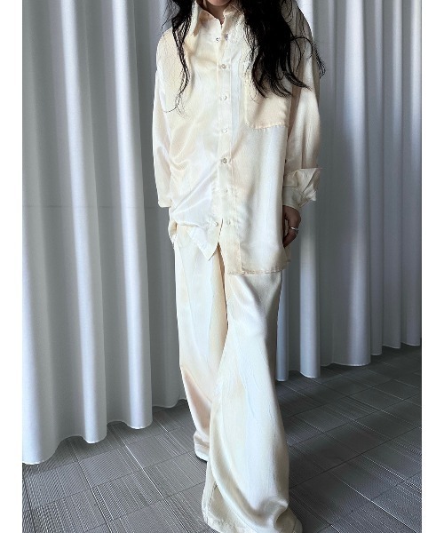 ELCHELE(エルチェレ)の「PAGE2025 #1 PANTS(スラックス・レディース・クリーム/マルチ・38/36)」の7枚目の写真