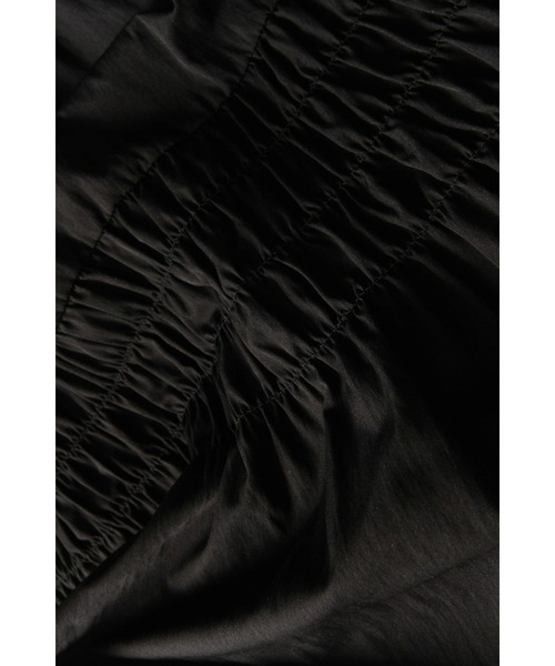 &. NOSTALGIA（アンドドットノスタルジア）の「シャーリングティアードスカート（スカート・レディース・オフホワイト/ブラック・M）」の20枚目の写真