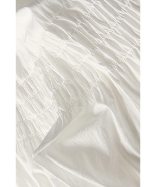 &. NOSTALGIA（アンドドットノスタルジア）の「シャーリングティアードスカート（スカート・レディース・オフホワイト/ブラック・M）」の21枚目の写真