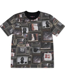 マイケル・ジョーダン　マイケル・ジャクソン　コラボ　ロングTシャツ　ピンク マイケル・ジョーダン マイケル・ジャクソン コラボ ロングT