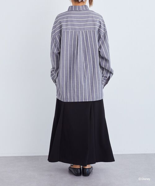 Disney(ディズニー)の「オズワルド/ストライプシャツ(シャツ/ブラウス・レディース・ブラック・FREE)」の16枚目の写真