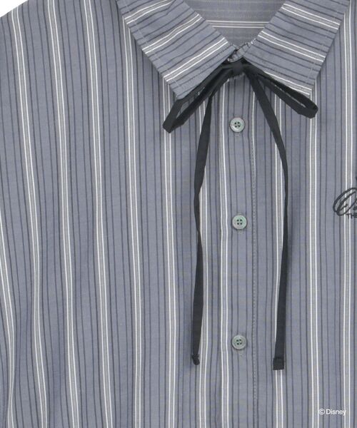 Disney(ディズニー)の「オズワルド/ストライプシャツ(シャツ/ブラウス・レディース・ブラック・FREE)」の19枚目の写真