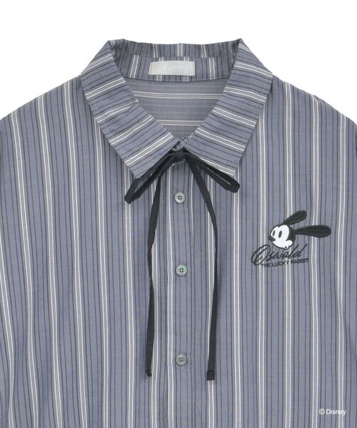 Disney(ディズニー)の「オズワルド/ストライプシャツ(シャツ/ブラウス・レディース・ブラック・FREE)」の20枚目の写真