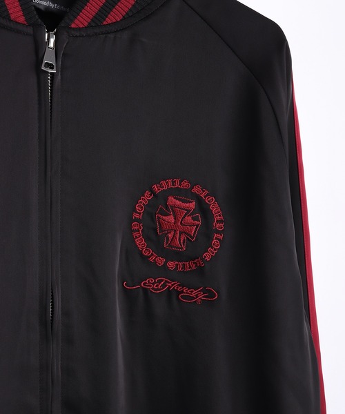 Ed Hardy（エドハーディー）の「EdHardy スカジャン クロス ハートモチーフ（スカジャン・メンズ・ブラック系その他/ブラック・M/L/XL）」の11枚目の写真