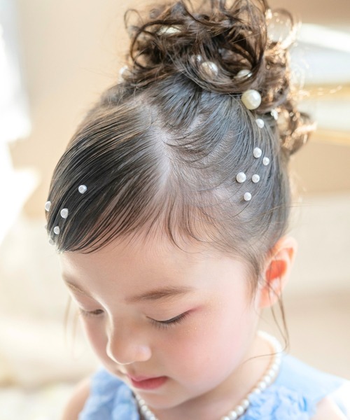 Catherine Cottage（キャサリンコテージ）の「【ZOZO限定】フェイス＆ヘア用パールシール　4シートセット（その他ヘアアクセサリー・キッズ・ホワイト・FREE）」の2枚目の写真