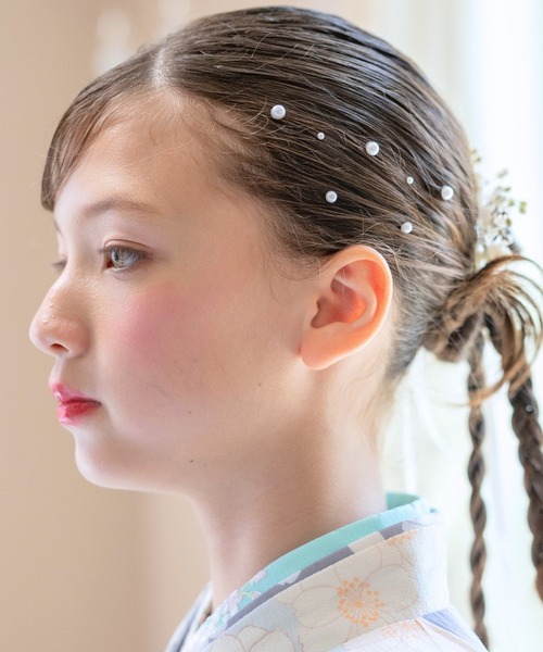 Catherine Cottage（キャサリンコテージ）の「【ZOZO限定】フェイス＆ヘア用パールシール　4シートセット（その他ヘアアクセサリー・キッズ・ホワイト・FREE）」の5枚目の写真