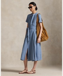 【ローレン・ラルフ・ローレン】ノースリーブ ワンピース バイカラー S 黒×白 190】Lauren Ralph Lauren ローレンラルフローレン ノースリーブ