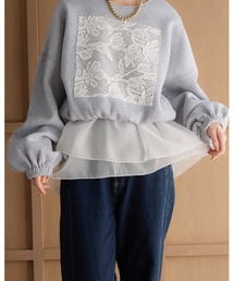 moi tytto | オーガンジーラップスカート(スカート)