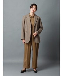 CIS.（シス）の「CIS. スカルプテッドオールインワン ウォッシャブル ストレッチ 無地（つなぎ/オールインワン）」