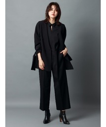 CIS.（シス）の「CIS． スカルプテッドオールインワン ウォッシャブル ストレッチ 無地（つなぎ/オールインワン）」