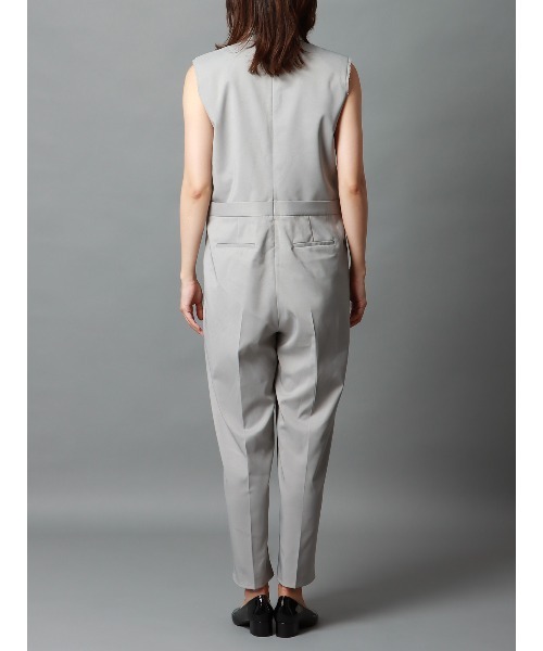 CIS.（シス）の「CIS． スカルプテッドオールインワン ウォッシャブル ストレッチ 無地（つなぎ/オールインワン・レディース・ブラック/グレー/ベージュ・34(5号)/36(7号)/38(9号)/40(11号)）」の10枚目の写真