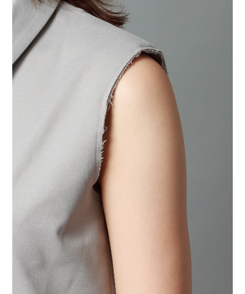 CIS.（シス）の「CIS． スカルプテッドオールインワン ウォッシャブル ストレッチ 無地（つなぎ/オールインワン・レディース・ブラック/グレー/ベージュ・34(5号)/36(7号)/38(9号)/40(11号)）」の13枚目の写真