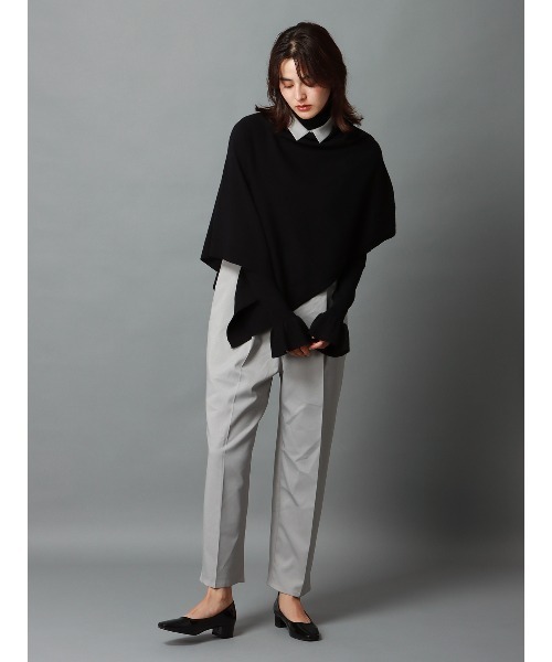 CIS.（シス）の「CIS． スカルプテッドオールインワン ウォッシャブル ストレッチ 無地（つなぎ/オールインワン・レディース・ブラック/グレー/ベージュ・34(5号)/36(7号)/38(9号)/40(11号)）」の4枚目の写真