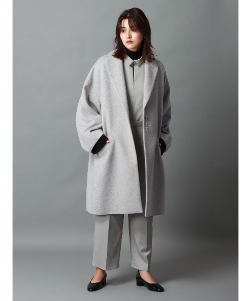 CIS.（シス）の「CIS． スカルプテッドオールインワン ウォッシャブル ストレッチ 無地（つなぎ/オールインワン・レディース・ブラック/グレー/ベージュ・34(5号)/36(7号)/38(9号)/40(11号)）」の5枚目の写真