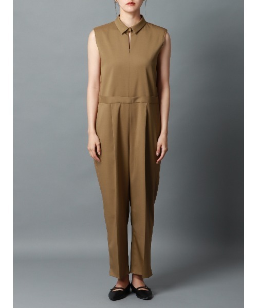 CIS.（シス）の「CIS． スカルプテッドオールインワン ウォッシャブル ストレッチ 無地（つなぎ/オールインワン・レディース・ブラック/グレー/ベージュ・34(5号)/36(7号)/38(9号)/40(11号)）」の20枚目の写真