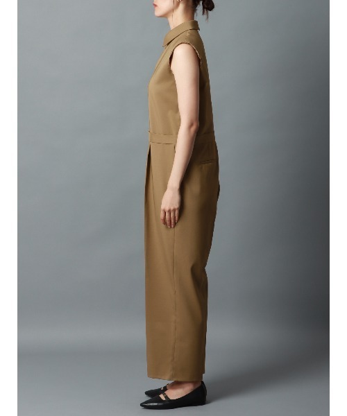 CIS.（シス）の「CIS． スカルプテッドオールインワン ウォッシャブル ストレッチ 無地（つなぎ/オールインワン・レディース・ブラック/グレー/ベージュ・34(5号)/36(7号)/38(9号)/40(11号)）」の21枚目の写真