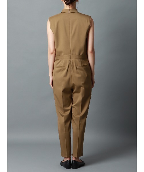 CIS.（シス）の「CIS． スカルプテッドオールインワン ウォッシャブル ストレッチ 無地（つなぎ/オールインワン・レディース・ブラック/グレー/ベージュ・34(5号)/36(7号)/38(9号)/40(11号)）」の22枚目の写真