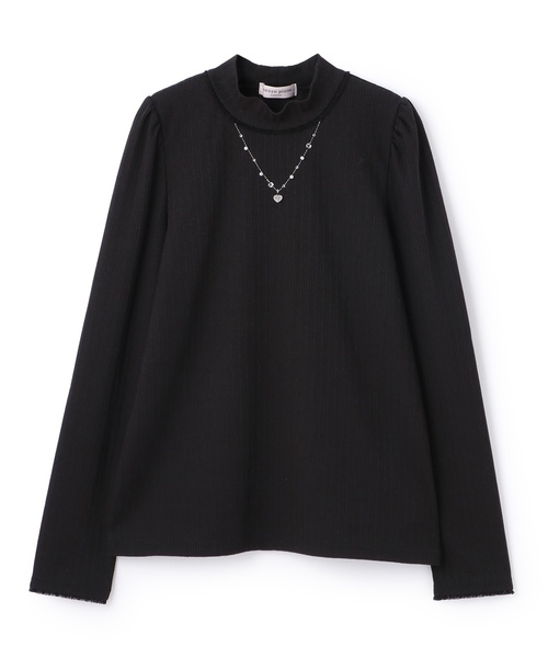 セール】テレコネックレス長袖Tシャツ♪（Tシャツ/カットソー）｜mezzo