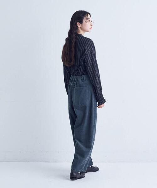 conges payes ADIEU TRISTESSE（コンジェ ペイエ アデュートリステス）の「【FAVE】コーデュロイパンツ（その他パンツ・レディース・ピンク/ブルーグリーン/ライトグレー/ブラウン・L/M）」の12枚目の写真