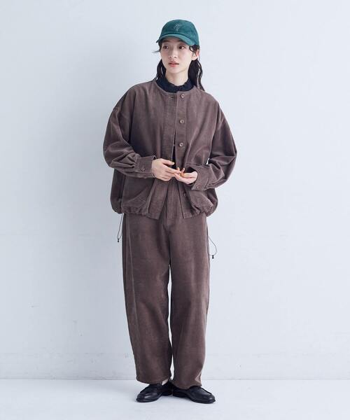 conges payes ADIEU TRISTESSE（コンジェ ペイエ アデュートリステス）の「【FAVE】コーデュロイパンツ（その他パンツ・レディース・ピンク/ブルーグリーン/ライトグレー/ブラウン・L/M）」の16枚目の写真