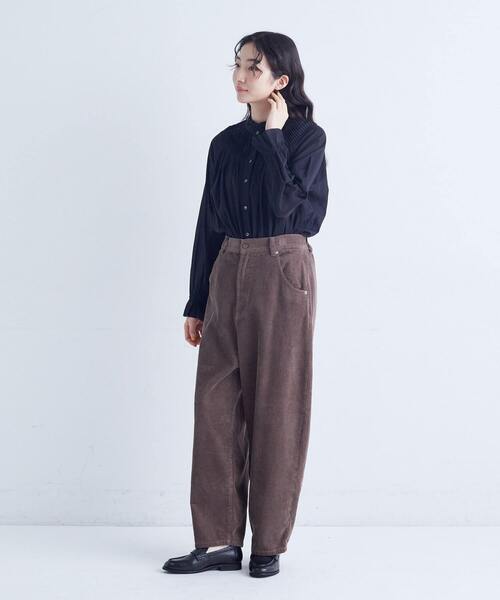 conges payes ADIEU TRISTESSE（コンジェ ペイエ アデュートリステス）の「【FAVE】コーデュロイパンツ（その他パンツ・レディース・ピンク/ブルーグリーン/ライトグレー/ブラウン・L/M）」の18枚目の写真