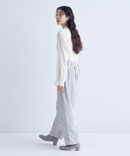 conges payes ADIEU TRISTESSE（コンジェ ペイエ アデュートリステス）の「【FAVE】コーデュロイパンツ（その他パンツ・レディース・ピンク/ブルーグリーン/ライトグレー/ブラウン・L/M）」の2枚目の写真