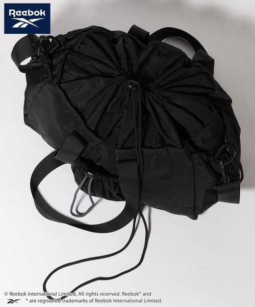 Reebok（リーボック）の「【Reebok/リーボック】ドローストリング2WAYショルダーバッグ（ショルダーバッグ・メンズ・ブラック/チャコール/ベージュ・FREE）」の10枚目の写真