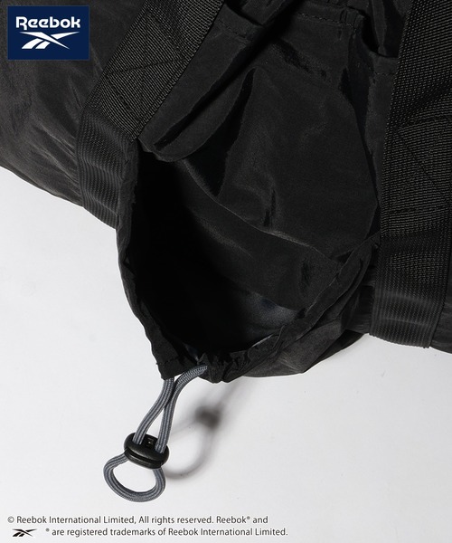 Reebok（リーボック）の「【Reebok/リーボック】ドローストリング2WAYショルダーバッグ（ショルダーバッグ・メンズ・ブラック/チャコール/ベージュ・FREE）」の6枚目の写真