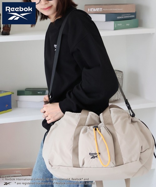 セール】【Reebok/リーボック】ドローストリング2WAYショルダーバッグ