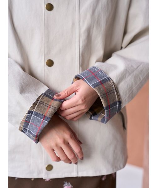 Barbour（バブアー）の「【Barbour】別注ジャケット/TRANSPORT（ブルゾン・レディース・アイボリー/ブラック/ブラウン・0）」の21枚目の写真