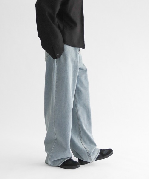 lit(リット)の「Straight Denim Pants(デニムパンツ・レディース・ライトブルー/ブルー・36/38)」の20枚目の写真