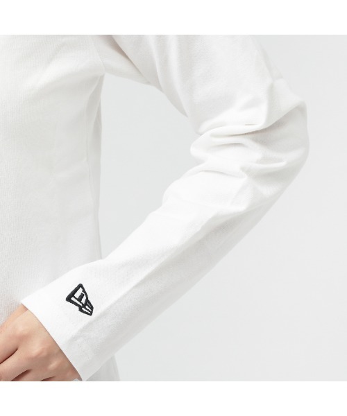 NEW ERA（ニューエラ）の「ニューエラ  WS LS COTTON BASIC TEE WHI（Tシャツ/カットソー・レディース・ホワイト・S/M）」の3枚目の写真